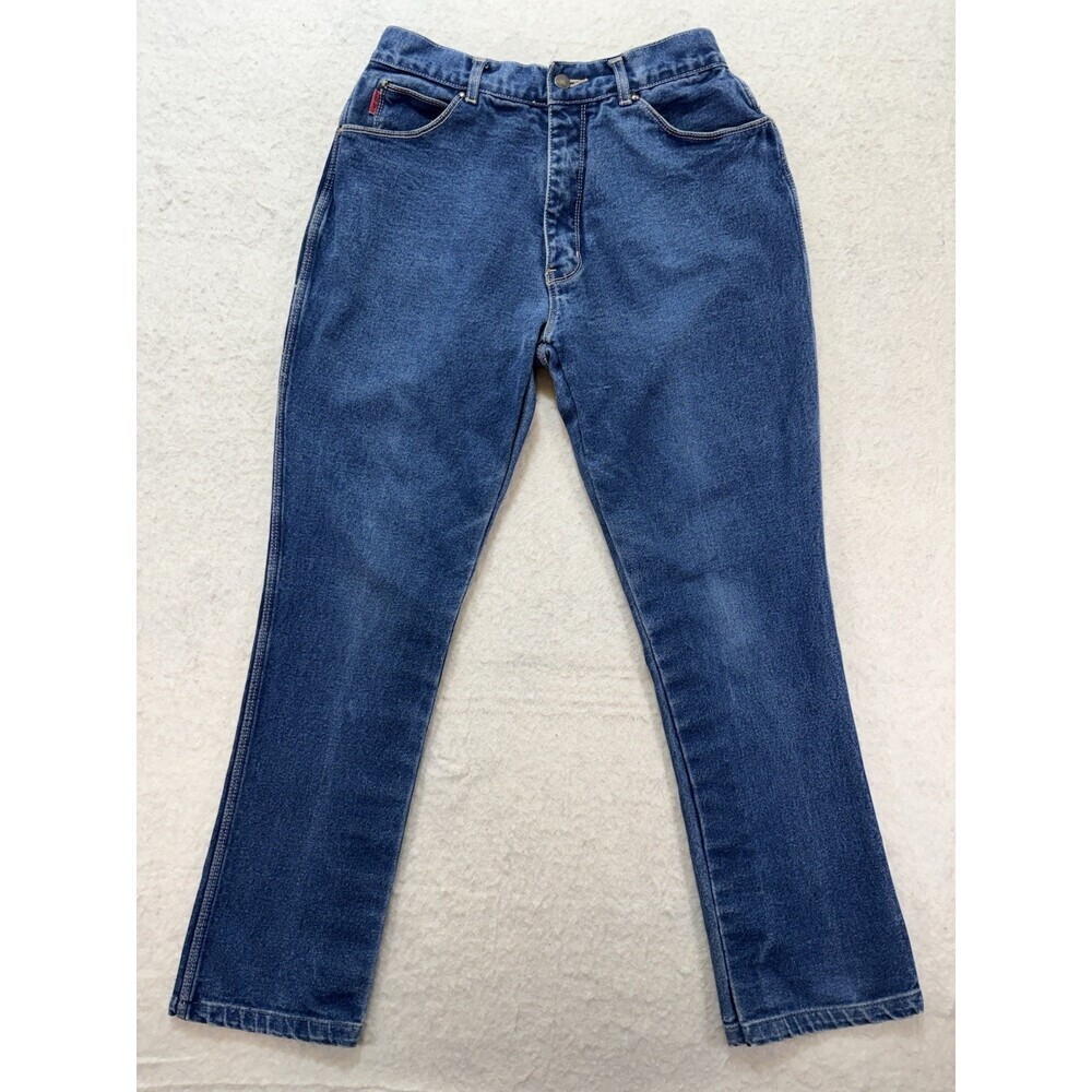 Vintage 70s 80s Gloria Vanderbilt Jeans Women's 14 Med Wash High Rise Straight